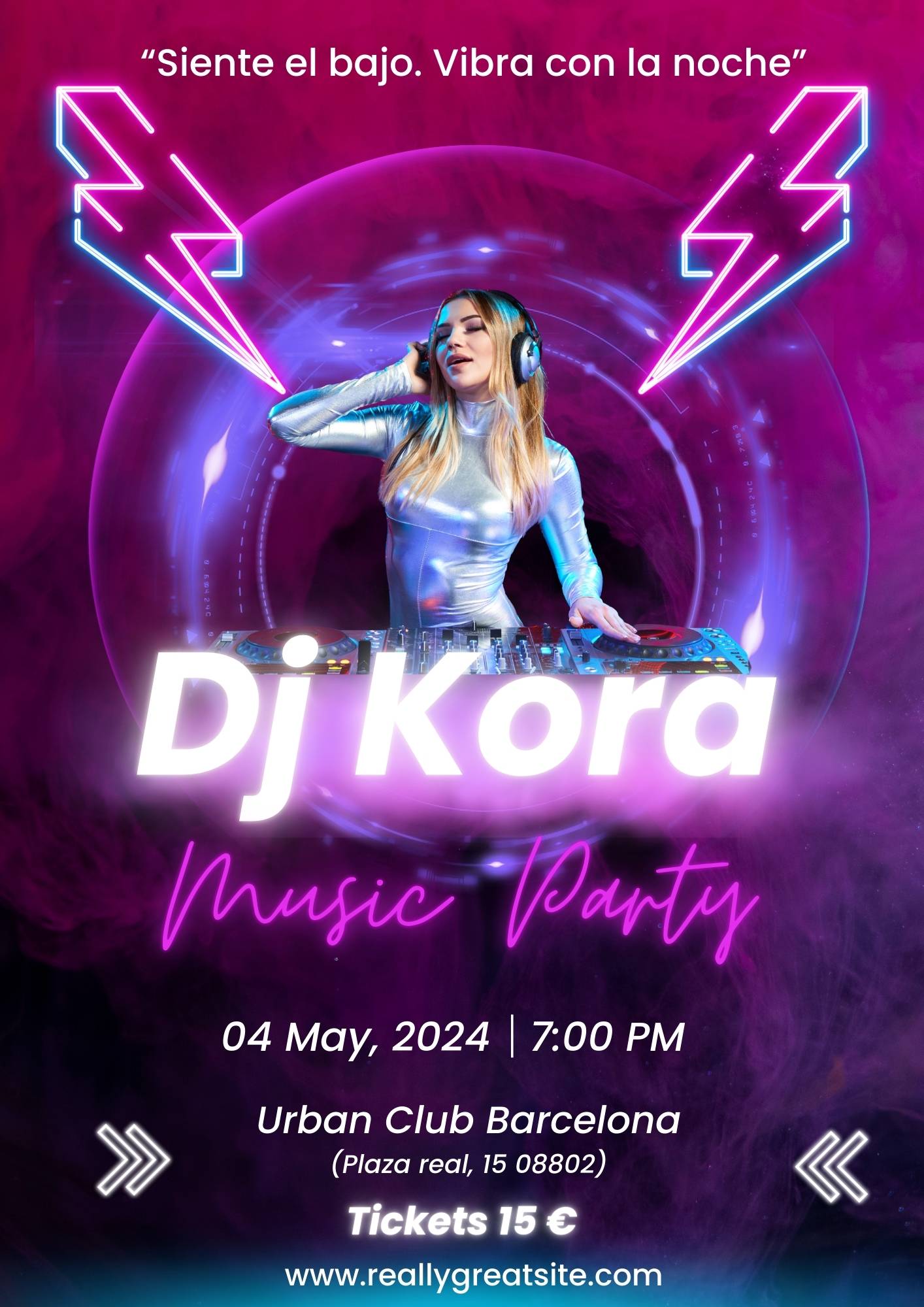DJ Kora flyer